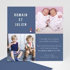 Une lettre d'invitation doit bien entendu être formulée différemment pour un petit garçon qui célèbre ses 5 ans. Carte Invitation Anniversaire Garcon Jumeaux Echantillon Offert Carteland