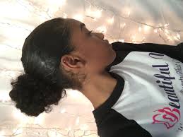 Sleek Buns How To Middle And Side Part Low Buns Youtube Sleek Bun Natural Hair Puff Curly Hair Styles Naturally