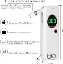 Is there like a trick? Blo Uk Alcohol Breathalyser And Portable Breath Tester With Digital Lcd Screen And Fast Accurate Blood Alcohol Content Results 10 Disposable Mouthpieces For Clean Bac Testing Amazon Co Uk Automotive
