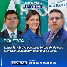Trivisión CR | 🔴#NoticiasTrivisión | La más reciente encuesta de Opol Consultores posiciona a Laura Fernández como la figura con mayor respaldo electoral... | Instagram