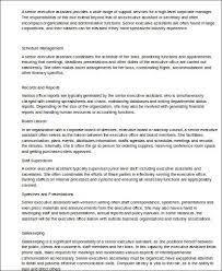 The difference is that an executive assistant is specifically a senior office staff member assigned to a top executive. Free 6 Sample Senior Executive Assistant Resume Templates In Ms Word Pdf