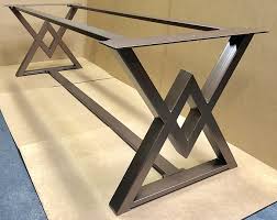 Almost all of the table legs and metal table legs we sell can be professionally custom cut to your exact height specifications. The Stars Design Dining Table Base Sturdy Heavy Duty Table Etsy In 2021 Modern Table Base Metal Table Base Dining Table Bases
