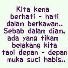 Tapi bila terkena dengan kawan yang dianggap kawan baik dengan kita selama ini, it's feel torn apart inside. Ayat Jiwang Tersentuh Perasaan Facebook