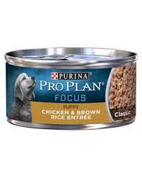 Purina pro plan optistart large robust puppy food 12kg. Pro Plan Focus Chicken Brown Rice Wet Puppy Food Purina