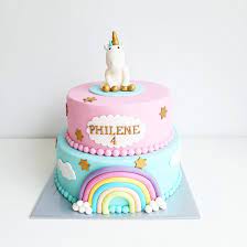 unicorn party cake treats and more unicorns fairytales eenhoorn verjaardagstaart meisjes verjaardagstaarten taart regenboog