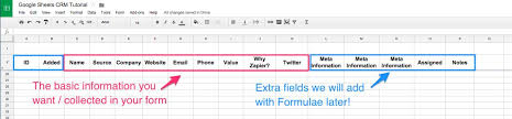 Link prospecting using advanced google search queries and free to download handy excel file for link building data processing and storage. Spreadsheet Crm How To Create A Customizable Crm With Google Sheets The Ultimate Guide To Google Sheets Zapier