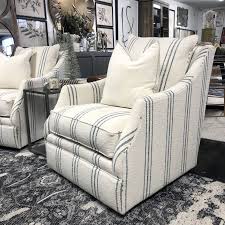 We Are Loving The Laid Back Coastal Vibes Of The Kara Swivel Chairs Rowe Furniture Reupholster Furniture Furniture