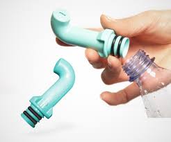 This gobidet travel bidet nozzle is perfect for traveling or when you are away from home for the day. Hygienna Solo Travel Bidet Clear Water Bidets