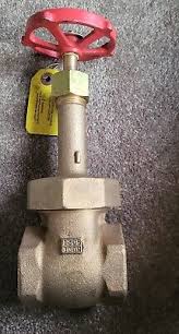 Milwaukee Valve Fig. 1151 1-1/2" Manual Brass Gate Valve | eBay