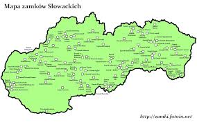 Dla miast plan ulic jest bardzo szczegółowy gdyż zawiera też ważne. Mapa Slowackich Zamkow Zamki Fotoin Net