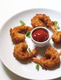 Breaded Fried Prawns Easy Starter Recipe The Indian Claypot Recipe Starters Recipes Recipes Prawn Recipes