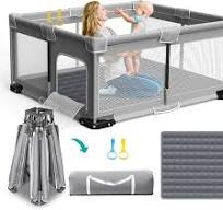 Amazon.com : ICAREWAY Foldable Playpen for Babies and ...