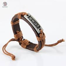 Maybe you would like to learn more about one of these? Leather Bracelet With Jesus Christ Do What Would Jesus Do Wwjd Shopee Malaysia