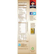 Quaker instant oatmeal strawberries amp cream 10 packets walmart com. Quaker Organic Instant Oatmeal Original Breakfast Cereal 8 Packets Per Box Pack Of 6 Boxes Details Ca Instant Oatmeal Healthy Diet Recipes Whole Grain Foods
