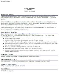 Cv Example School Leavers Uk Google Search School Leavers Resume Examples Cv Template