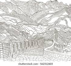 Check out this geography worksheet for a colorful introduction to the longest wall in the world: Coloring Pages Great Wall China Stock Vector Royalty Free 562312603