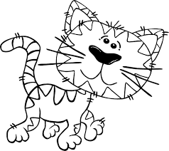 This cat coloring pages will helps kids to focus while developing creativity, motor skills and color recognition. Cartoon Cat Coloring Pages N2 Free Image Download