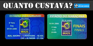 Vasco e botafogo decidem neste sábado (22), às 15h05 (horário de brasília), a taça rio, no estádio são januário. Quanto Custavam Os Ingressos Do Mundial De Clubes De 2000