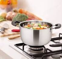 Unbranded Stainless Steel Stock Pot with Lid, 3 qt. Capacity, Heat-Proof  Handles, Visible Glass Lid, Dishwasher Safe for Cooking 33D29911D03