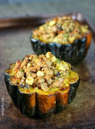 Stuffed Acorn Squash Emily Bites Recipe Acorn Squash Recipes Recipes Squash Recipes