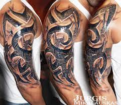 Posted by kantri papa at 3:17 am. 3d Tribal Tattoo By Jurgis Mikalauskas Post 13435
