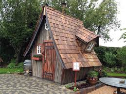 Garten Hexenhaus Crooked House Fairytale House Shed