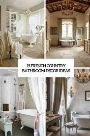 Shower systems and tub fillers installing a new french country design bathroom faucet is a matter of some simple elbow grease. 15 French Country Bathroom Decor Ideas Shelterness