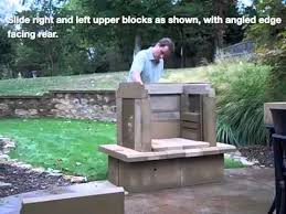 Protect your fireplace investment against the elements. Perfect Outdoor Fireplace Kit Assembly Video Youtube