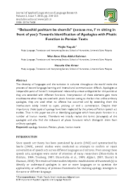 English to english dictionary gives you the best and accurate english translation, examples and sentence and meanings of correspondence at hamariweb. Pdf Bebaxshid Poshtam Be Shomas Excuse Me I M Sitting In Front Of You Towards Identification Of Apologies With Phatic Function In Persian Texts Wa Ro And Mojde Yaqubi Academia Edu