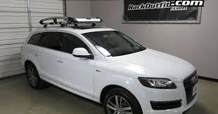 Rack Outfitters Audi Q7 Thule Aeroblade Edge Base Roof Rack W Thule 865 Trail Basket Large Audi Q7 Roof Rack Wagon Cars