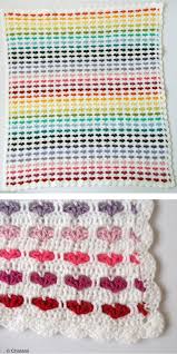 Ivory dawn baby crochet blanket free pattern chances are, you are going to love working with this. Crochet Heart Blanket Ideas Free Patterns