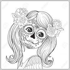 Imagenes de catrinas para colorear. Dibujos De Catrinas Y Calaveras Para Colorear El Dia De Muertos Saberimagenes Com