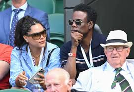 Chris Rock and His Girlfriend Simone Henault Make Rare Public Appearance at Wimbledon