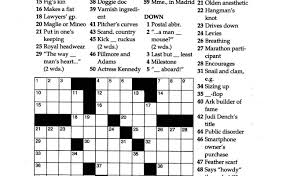 Esl crosswords make interesting vocabulary and grammar teaching activities in your lessons plans crosswords are also good supplementary esl. Thomas Joseph Newspaper Crossword Puzzles