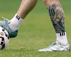 Lionel messi s 7 tattoos their meanings body art guru. Euros Tweet On Twitter Lionel Messi S New Tattoo Is Awful