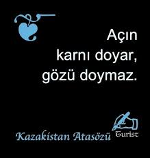 Acin Karni Doyar Gozu Doymaz Turist Atasozleri Ozlu Sozler Alintilar