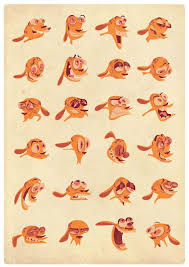 Anyway it's a nice lesson, but ren & stimpy (and a lot of john k's work) eventually devolved into stock expressions. Expressions Of Ren Renandstimpy Cartoons 90s 1990s Art Comedy Animation Cartoon Character Design Character Design Animation Creative Illustration