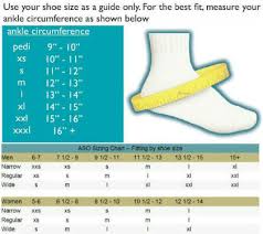 Ankle Brace Size Chart Best Picture Of Chart Anyimage Org