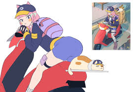 Rule 34 Dev - 1girls backpack bottomwear cat_ear_hat clothed clothing  feline female female_only fingers gloves handwear hat hotpants jacket  looking_at_viewer neetman_basic pants pink_hair scooter solo steam_(software)  steam_delivery_girl steam_logo ...