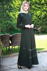Verev Deri Seritli Ferace Mds2007 S Haki Thumbnail Wanita Muslim
