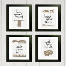See more ideas about bathroom art, beautiful artwork, bathroom. Bathroom Art Print Set Of 4 Etsy In 2021 Bathroom Artwork Bathroom Canvas Kid Bathroom Decor