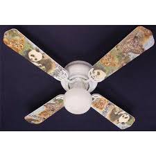Amazon Com 42 Ceiling Fan W Light Kit Blades Safari Baby Ceiling Fan Light Kit Ceiling Fan Baby Design