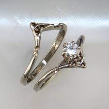 Interlocking Wedding Set With Diamond Wedding Plans Celtic Wedding Rings Celtic Wedding Diamond Wedding Rings