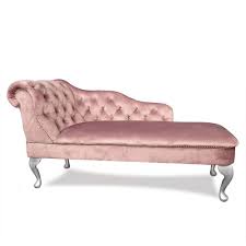 Pink Velvet Tufted Chesterfield Chaise Lounge Sofa Bedroom Accent Chair Bench Ebay Chaise Lounge Chaise Lounge Sofa Tufted Chaise Lounge