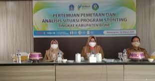 Saat ini, intervensi pencegahan stunting dilakukan di kabupaten atau kota lokus stunting sesuai yang ditetapkan badan perencanaan intervensi gizi spesifik adalah yang dilakukan sektor kesehatan. Pemetaan Lokus Stunting Kabupaten Bone Tahun 2021 Website Resmi Pemerintah Kabupaten Bone