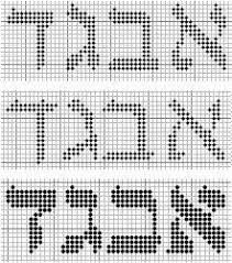 Maybe you would like to learn more about one of these? Aleph Bet Charts Cross Stitch Letter Patterns Cross Stitch Embroidery Tiny Cross Stitch