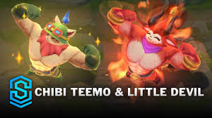 Chibi Teemo & Chibi Little Devil Teemo | Teamfight Tactics - YouTube