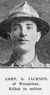 L Corp W G Ormsby of Wanganui, killed in action