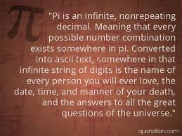 Pi Should Have Been The Answer To Life The Universe And Everything Anonymous Quotes Science Quotes Quotes