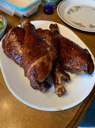 Roast for the first stage for about 10 minutes per pound (so, for a 20 pound turkey, about 3 1/2 hours.) using a vegetable peeler, shave off thick slices of orange peel and slice them very thin. I M An Essential Worker The Family Has Been Cooped Up So On My One Day Off I Made Sure To Cook For Them Smoked Turkey Legs 275 To 175 It With Apple